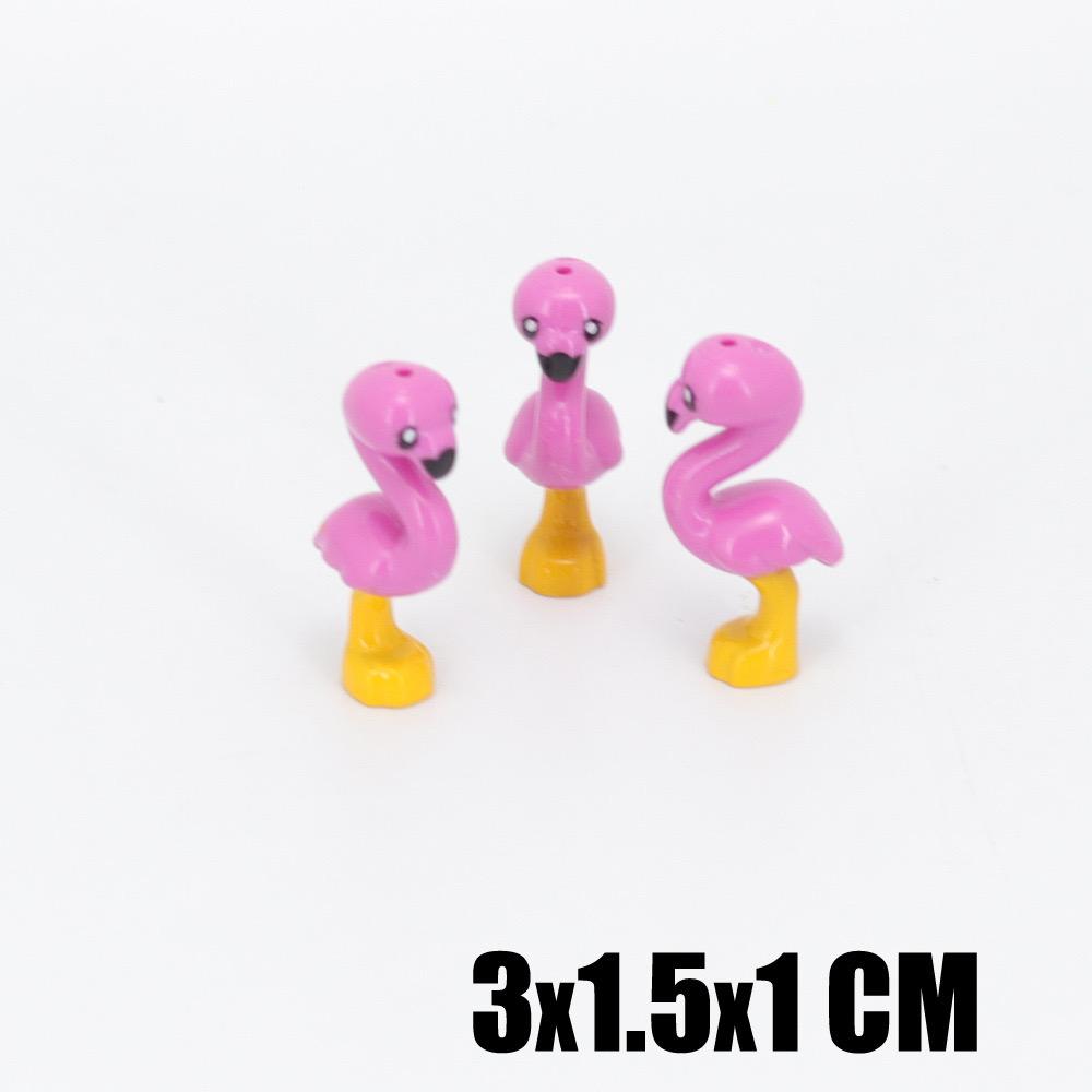 MOC City Animal Building Block Model Character Farm Accessories Goose Pig Dog Orangutan Cheetah Shark Zoo Brick Toy Gifts X014