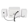 Computer Speaker 2.1 USB Powered Stereo Subwoofer Multimedia Wired Speaker with RGB LED Light for PC Laptop
