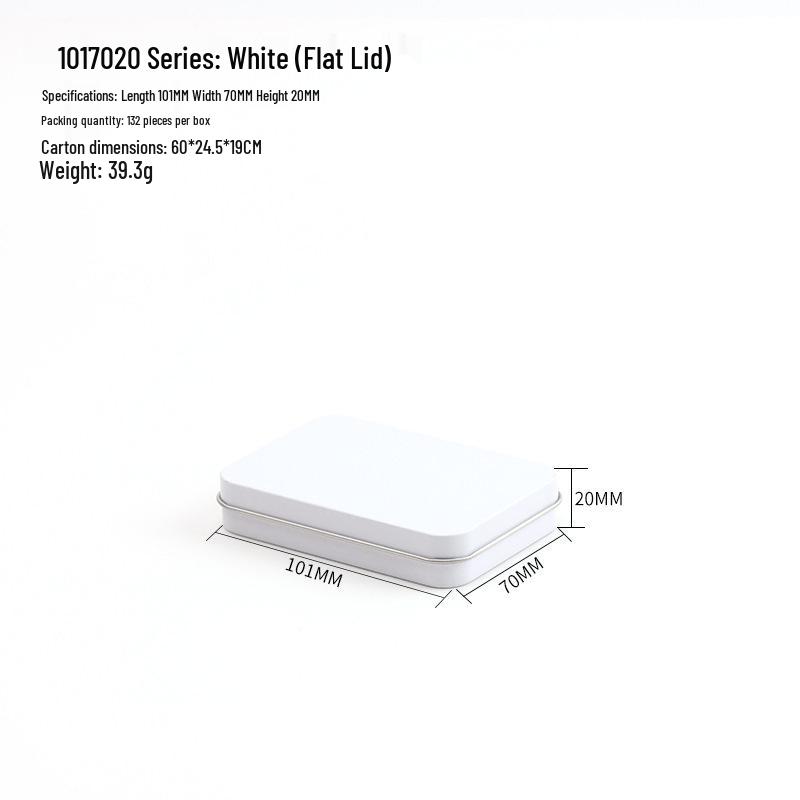 Ready Stock Tin Wearable Nail Storage Box with Window - Manicure Packaging E18