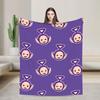 Childrens Cute T-Teletubbies Flannel Blanket  Super Soft Throw Blanket for Bedroom Camping Pattern Bedspread Sofa Bed Cover