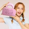 Dopamine Color Cute Makeup Bag Kawaii Toiletry Bag Storage Bag Handheld Cosmetic Case  Girls