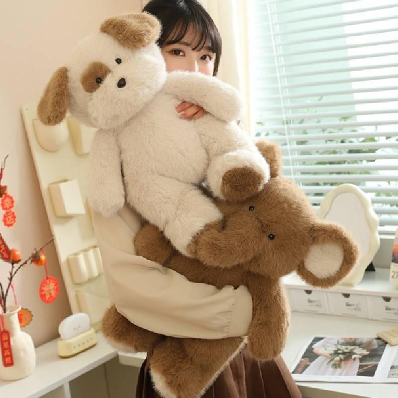 Cute Large-eared Bunny Plush Doll Soft Stuffed Toy Perfect For Kids Bedtime Snuggles