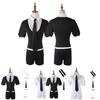 The Land Of Lustrous Antarcticite Cosplay Outfit Black White Makeup Party Prop