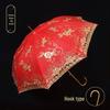 Chinese-Style Red Wedding Umbrella for Brides – A Traditional Dowry and Celebration Accessory