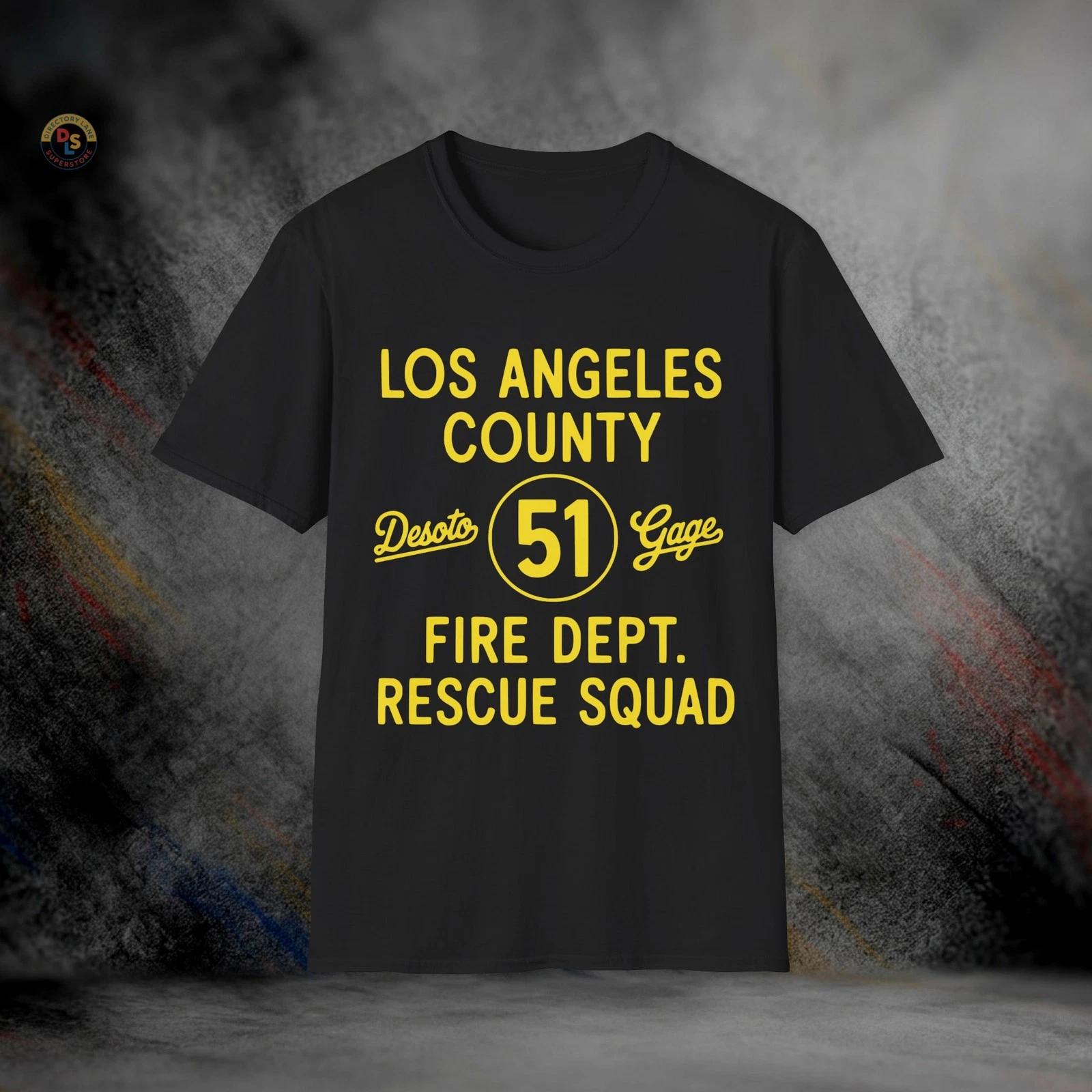 Rescue Squad 51 Emergency T-Shirt | Softstyle Tee XL