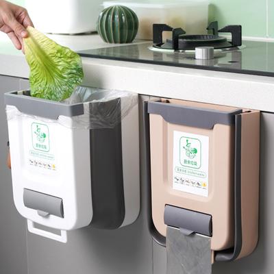 Cestino per la spazzatura appeso, contenitore pieghevole, mobiletto per la spazzatura, montato a parete, portatile, per campeggio, roulotte, camper, auto