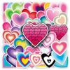 50 Gradient Love Personality Graffiti Fresh Ins Style Children's Guka DIY Skateboard Suitcase Stickers Waterproof