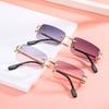 Vintage Square Metal Sunglasses UV400 Protection Luxury Brand Design for Women Men Mirror Lens Gafas De Sol