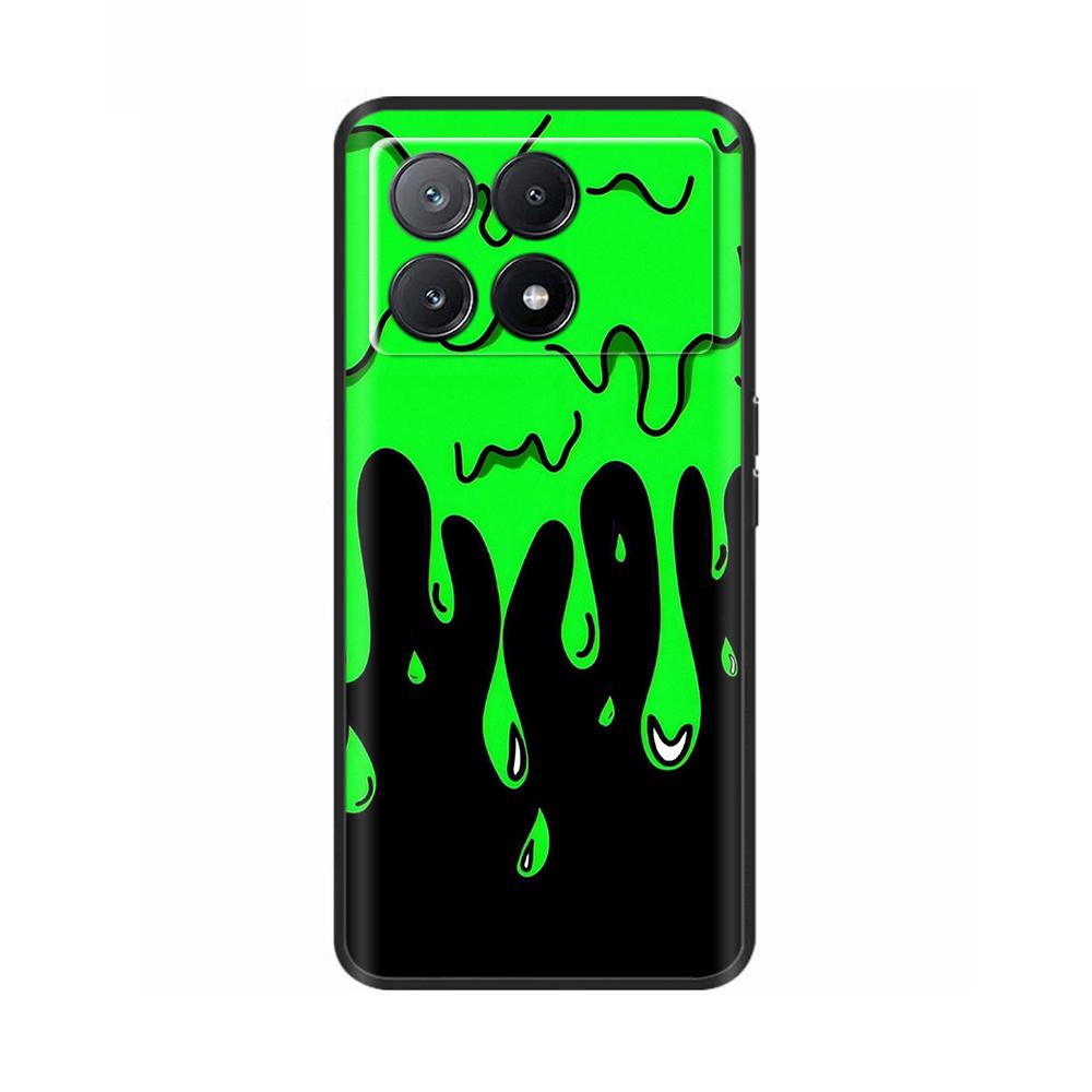 Poco X6 Case Phone Case Lovely Cat Coque Cover For Xiaomi Poco X6 Pro Poco X 6 Pro X6Pro Pocox6 Pro 5G Liquid Silicone Cases