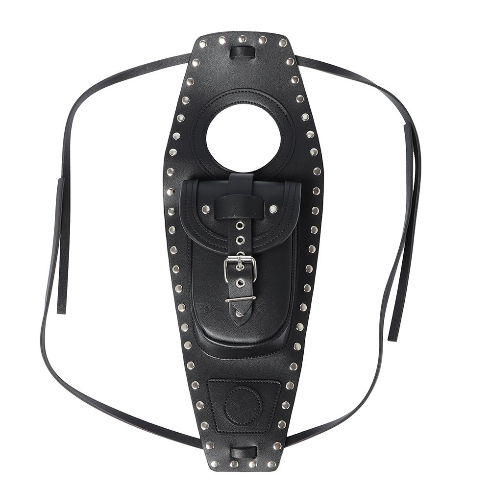 Motorcycle Front Leather Fuel Tank Cover Storage Bag Waterproof For Harley Sportster Iron XL 883 1200 Forty Eight Seventy Two