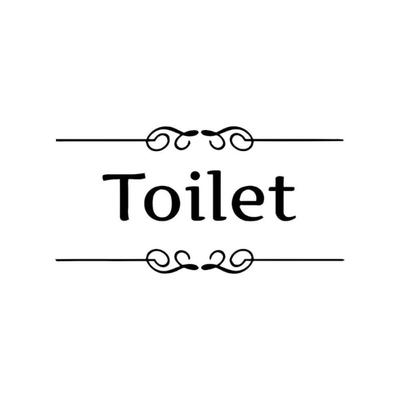 Adesivo adesivo rimovibile per porta del bagno, impermeabile, rimovibile, casa fai da te