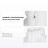 Solid Color Logo Print Casual Sports Hooded Down Jacket Men Jacket White 933464-03