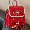 Schoolbag Korean Version of Fashionable Girl Style Portable Small Bag 1011 Summer New Lace High Value Casual Backpack