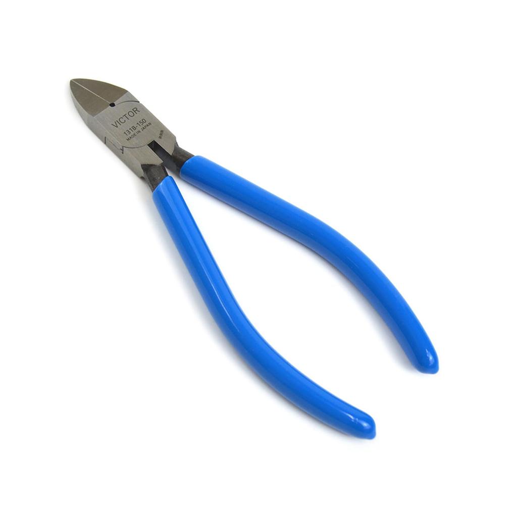 Fujiya Straight Nippers for Working in Tight and Work 131B-150 Spaces, Wiring, Communications, Low-Voltage