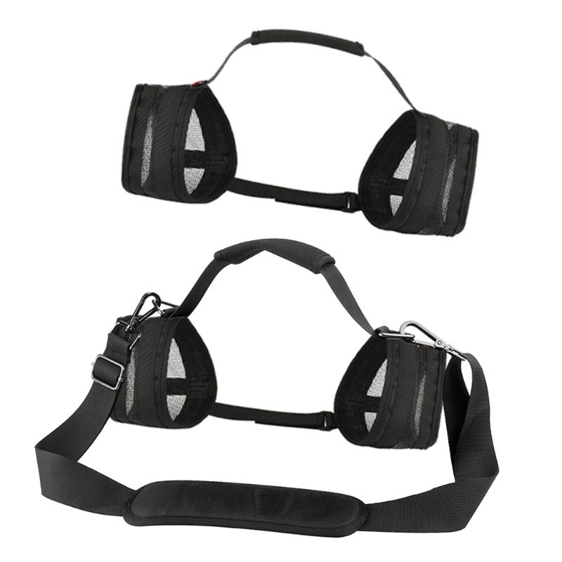 Speaker Carrying Belt Strap Case Carrying Storage Box for SRS XB43 Speaker Storage Mesh Holder Handle/ Shoulder Strap