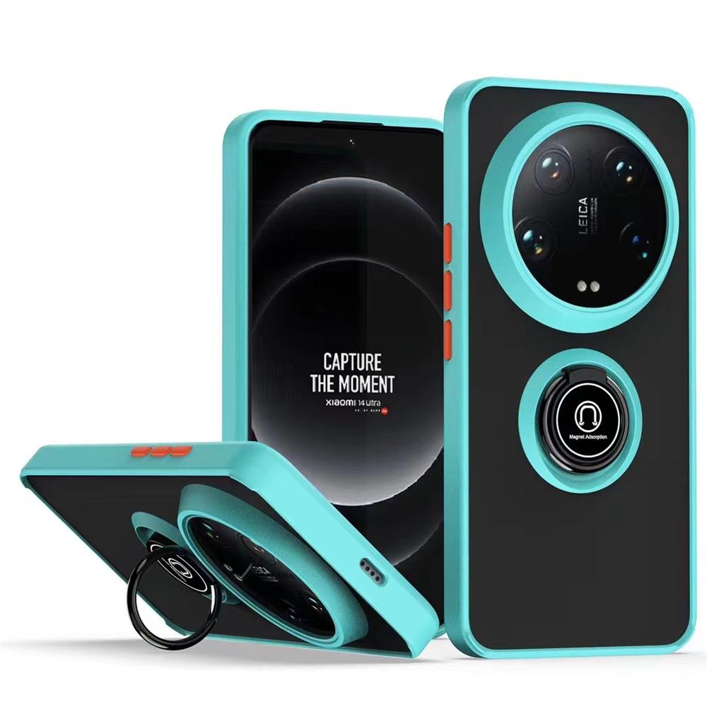 Magnetisk Ringholder Telefondeksel For Xiaomi 13T 14 Ultra 13 12T 12 12S 11T 11 10T 10 Pro Lite Støtsikre Matte Deksel Funda