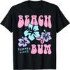 Coconut Girl Beach Bum Pastell Grafik Trendiges Strand 90er Retro T-Shirt
