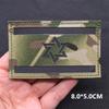 Multicam Ir Tactical Patches Blood Type Reflective Lsrael Flag Patches On Backpack Clothing Outdoor Badges Hookloop