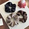 New Fashion Oversized Silk Scrunchie Women Elastic Satin Hair Bands Black Hair Tie for Girls Large Hairbands Hair Accessories