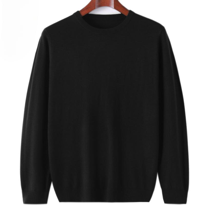 Worm-spinned Round Neck Wool Sweater for Men's Autumn and Winter New Loose Casual Base Shirt Top Versatile Warm Sweater