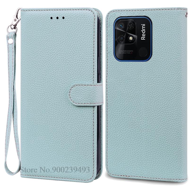 Pouzdro Redmi10C Pro Xiaomi Redmi 10C Pouzdro Měkké Kožené Peněženkové Odklápěcí Pouzdro Pro Redmi 10C Pouzdro 10 C Knižní Kryty na Telefon Coque Fundas