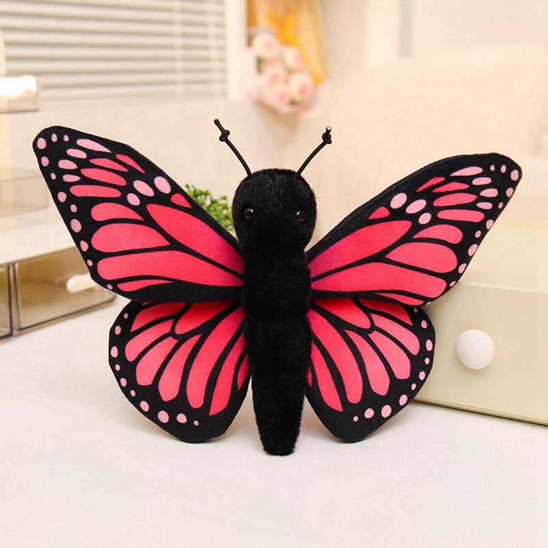 Lifelike Insect Plush Toy Soft Stuffed Cute Toy Spider Ladybug Bee Plush Gifts for Children Insect Enthusiasts Home Decor
