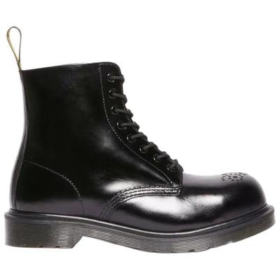 1460 Dr.Martens Leer Stalen Neus 'Zwart' 41001001