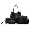 2024 Spring Lychee Grain Women's Fashion Large Handbag & Crossbody Bucket Bag Set