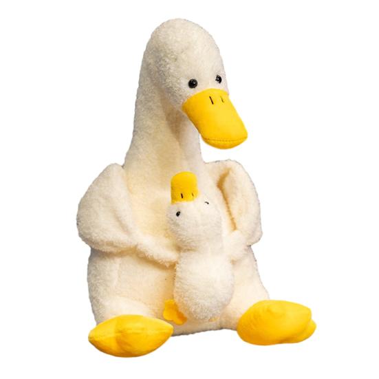 Duck Doll Plush Toy Mother And Son Stuffed Animal Pillow Duck Themed Parent-child Toy Funny Room Decor