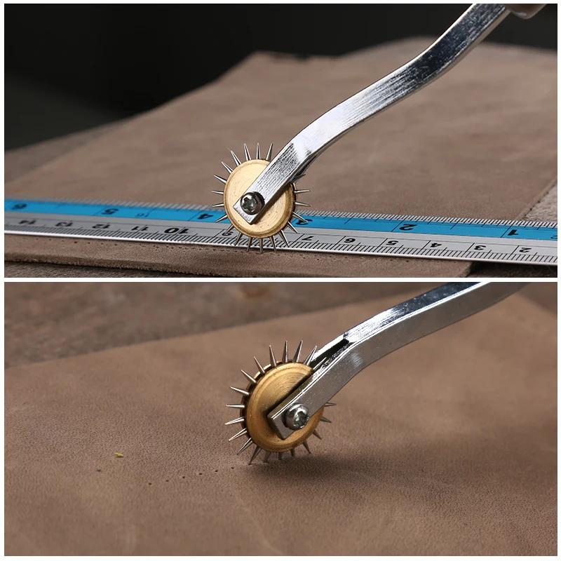 1PCTracing Wheel Sewing Tool, Needle Point Tracing Wheel, Random Color Tracing Wheel Sewing Tool, Stitching Wheel for Leathercra