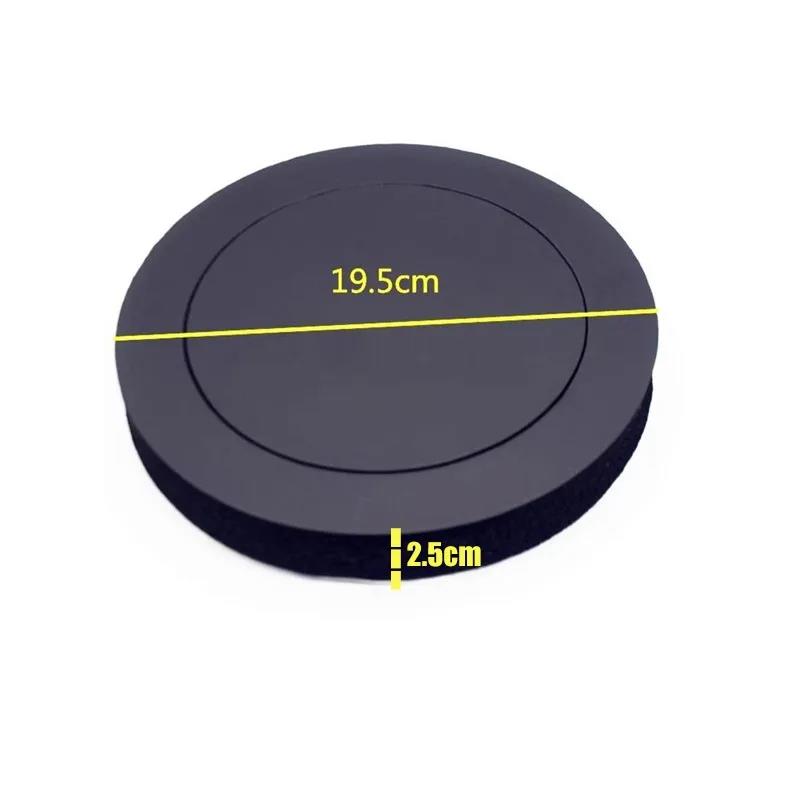 2pcs 6.5" Universal Car Door Soundproof Cotton Speaker Bass Ring Foam Woofer Pad Noise Sound Insulation Ring Accessories Heat Shields 2