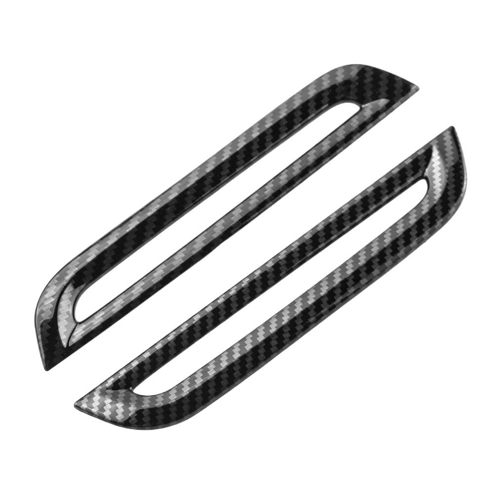 

Stickers for MG4 EV 2026 2026 2026 LHD Car Front AC Outlet Cover Sticker Carbon Fiber Air Conditioning Trim Accessories чёрный