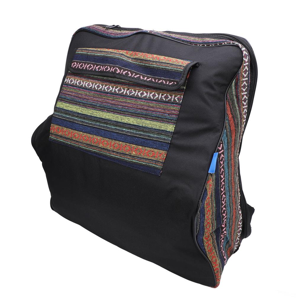 Accordion Backpack Ethnic Style Cotton Fabric Water Proof Shoulder Bag 48‑120 Bass Instrument Bag fo