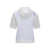 ANEW GOLF Women Sm Hoody Pocket Short T-Shirt_Wh