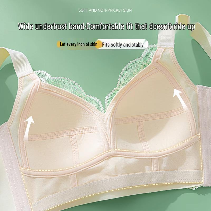 Plus Size Adjustable Push-Up Bra for Large Busts: Side Support, Posture Correcting, Anti-Sagging, Minimizing Design.