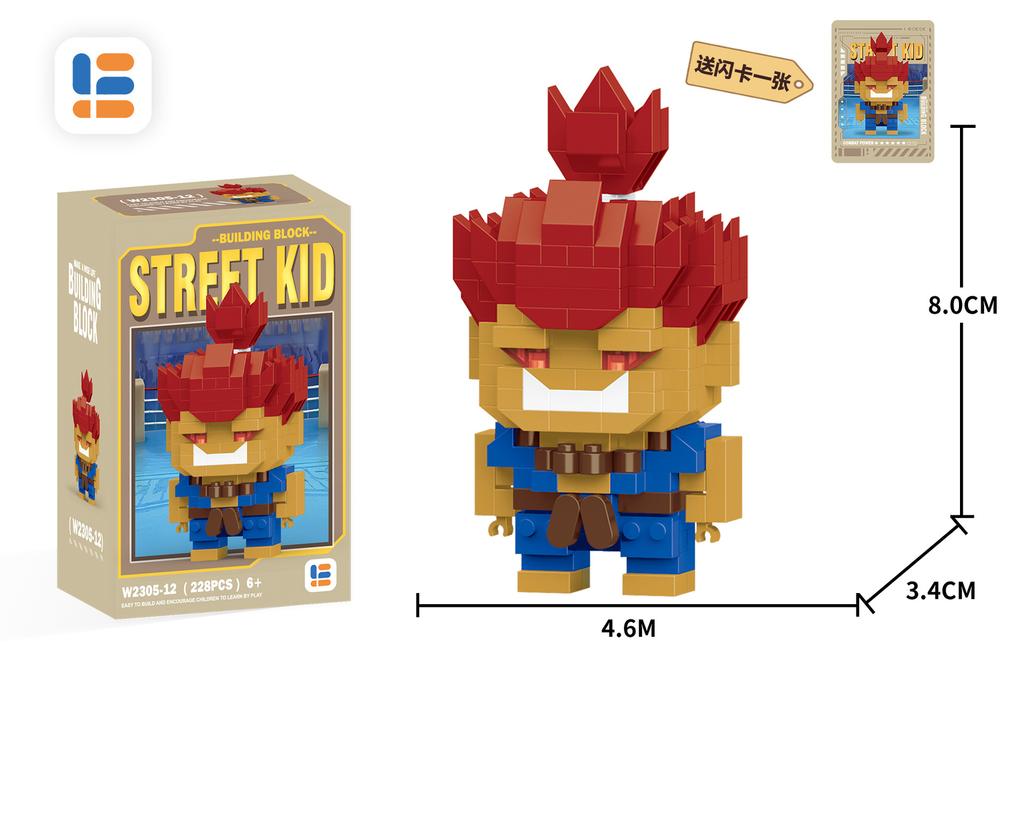 Anime The King Of Fighters Game Action Building Blocks Kyo Kusanagi Iori Yagami Toys Kof Building Blocks Gift For Children