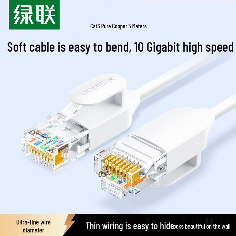 Ugreen Cat6A Slim Ethernet Patch Cable
