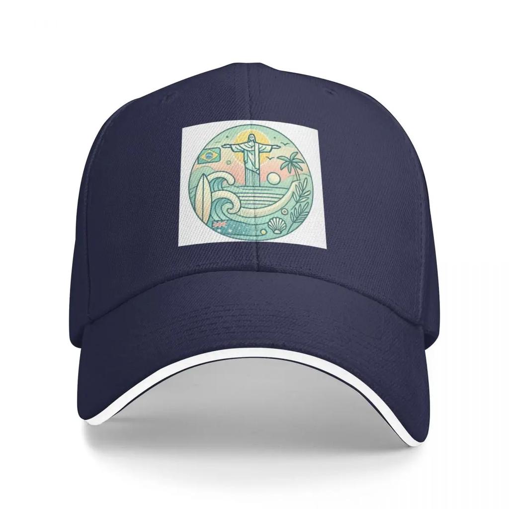 Union of Brazil, Australia, surfing and faith Baseball Cap Anime Hat luxury caps sun hat Golf Wear Men Women's
