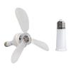 E27 Socket Mounted Fan Detachable Blade Quiet Motor Cooling Fan Adjustable For Narrow Space And Offices