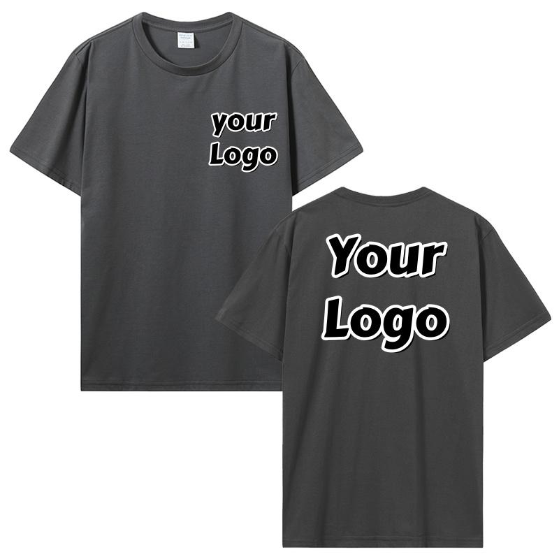 Unisex Cotton Tshirt Customized Printed T Shirt Harajuku Top DIY Your Like Photo Or Logo Tshirt Custom Tops Tees Unisex Clothing