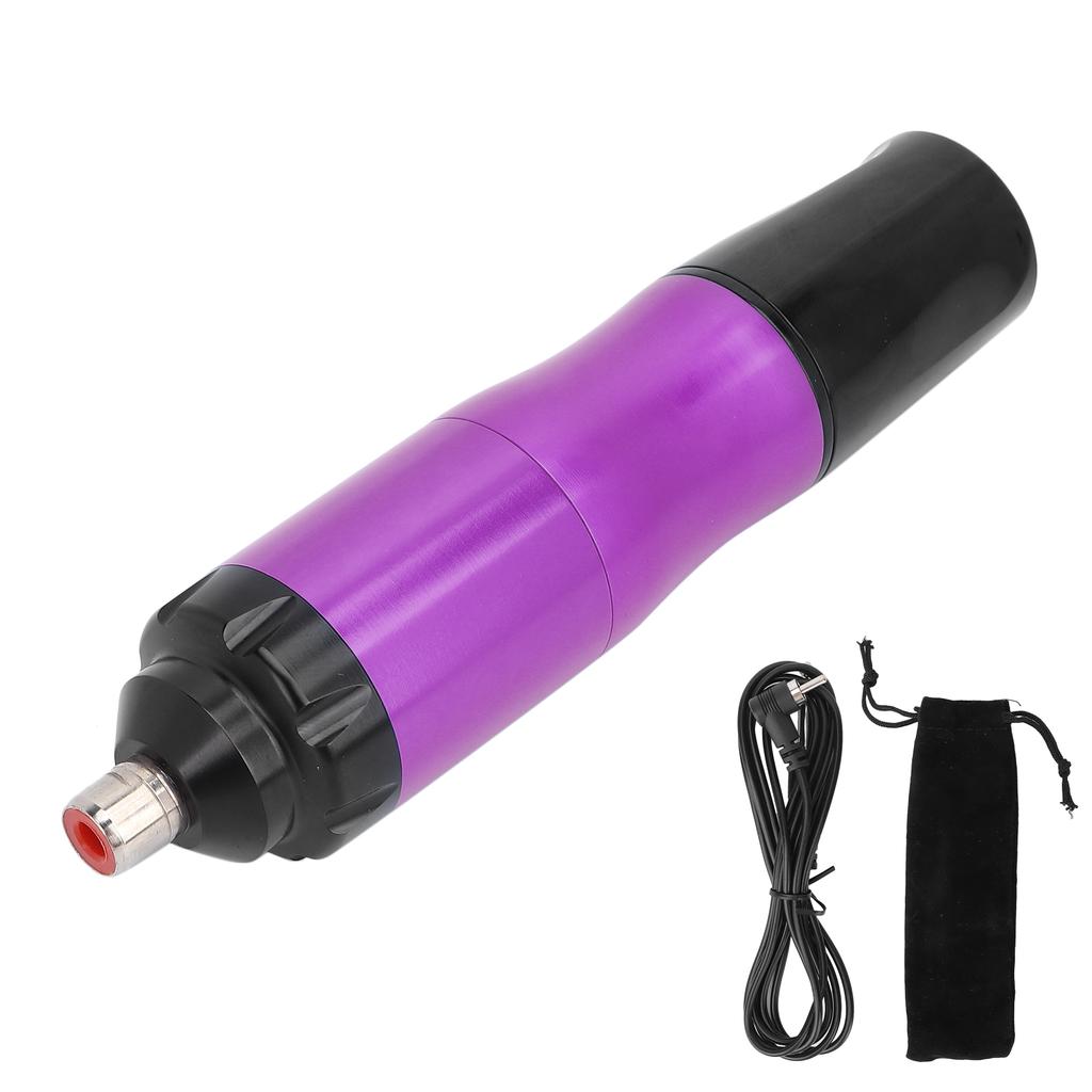 Tattoo Machine Pen Aluminium Alloy Tattoo Clip Cord DC Interface Tattoo Rotary MachinePurple