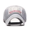 New retro sticker letter baseball cap simple and versatile washed denim cap youth sun hat women