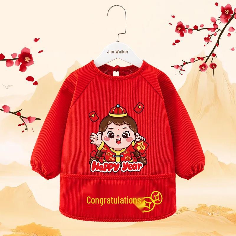 Baby Smock: Waterproof New Year Bib for Autumn/Winter