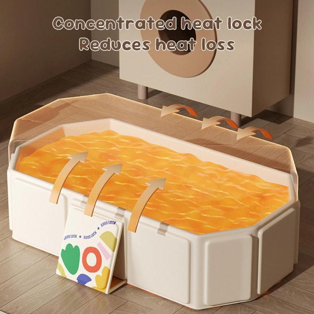 Children's Foldable Bathtub, Portable Shower Tray Large Bathtub