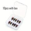 5/10pcs Artificial Insect Fishing Bait Fast Sinking Brass Bead Head Scud Fly Worm Trout Fishing Lure for Anglers