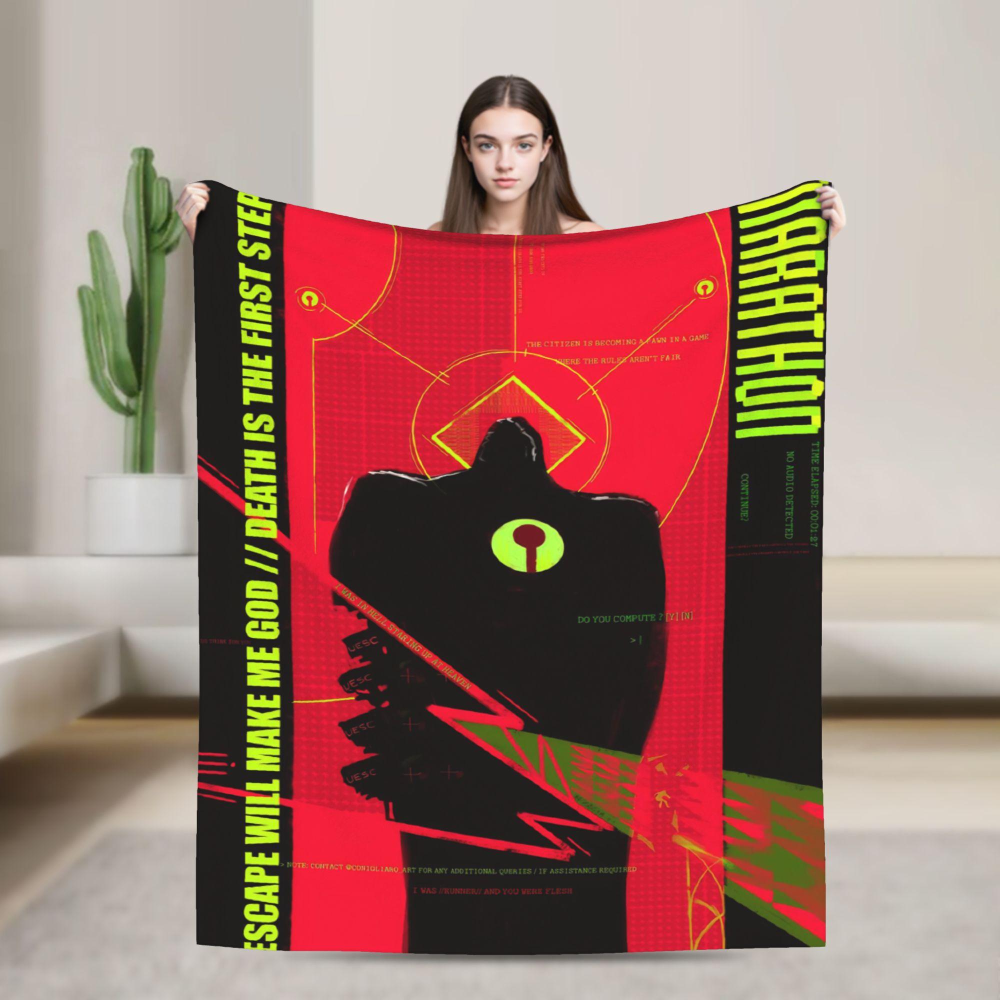 

Game Marathon Throw Blanket for Couch Soft Cozy Plush Blanket 50x60 Inches Multiple Sizes Bedspread for All Seasons 100x150cm