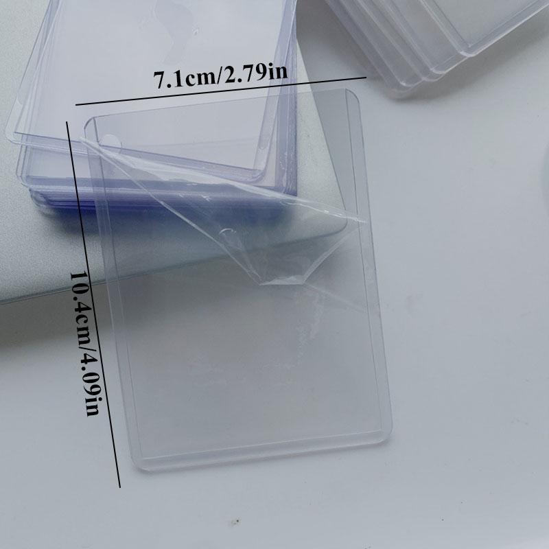 50pcs ins Card Sleeves 65x90mm Macaron Color Holder For Holo Postcards Top Load Film Photocard Game Cards Protector Storage Bag