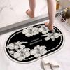 Soft Diatom Mud Bathroom Absorbent Floor Mat Non-slip Quick-drying Foot Mat Toilet Toilet Door Mat Toilet Carpet