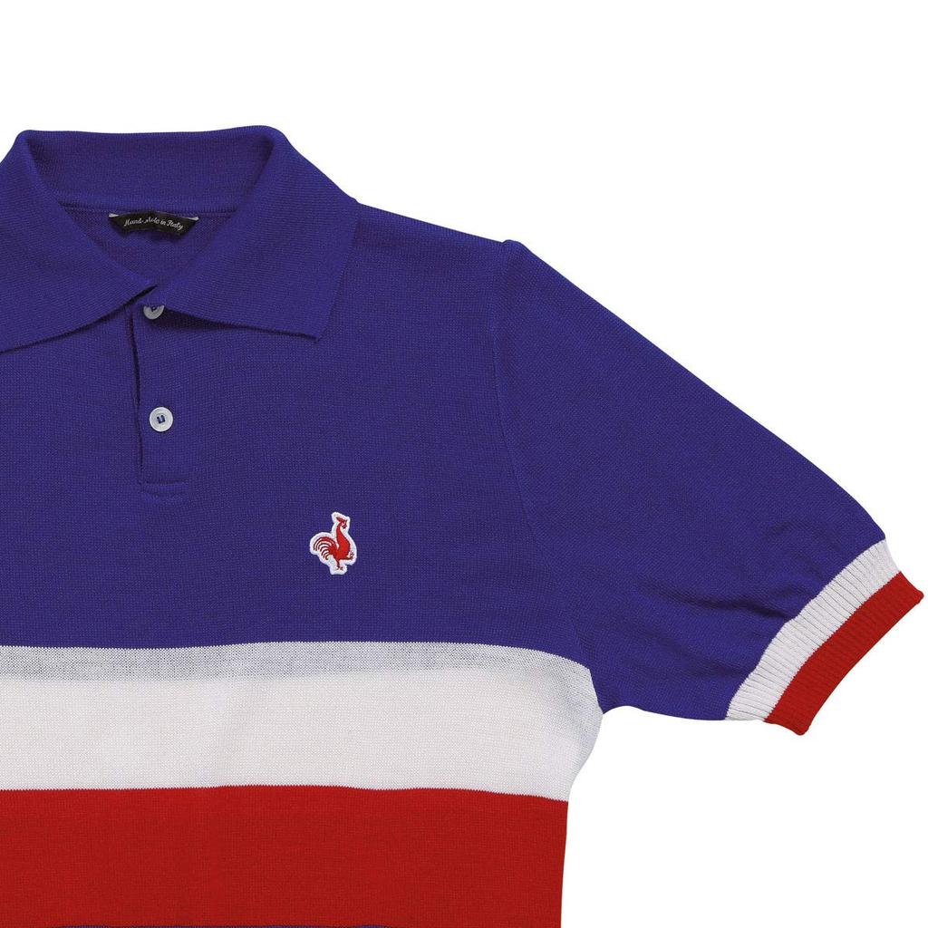 De Marchi Radsport-Polohemd Kurzarm Hergestellt in FRANKREICH 1954 Größe 8000311463053 Hemd, Ärmel, Klassisch, Italien, JERSEY, Klein,