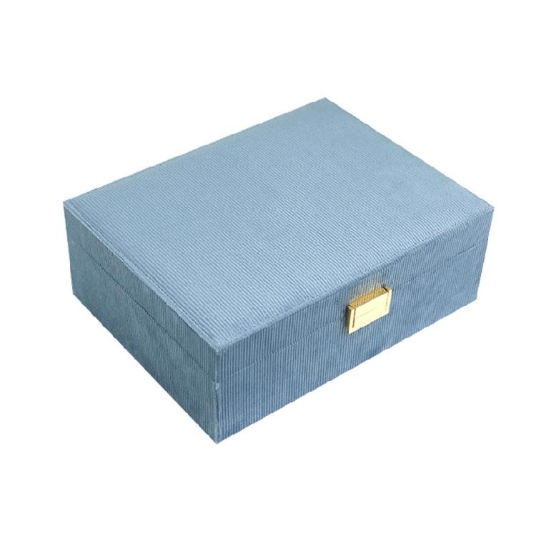 Spacious Organizers with Protective Dividers Spacious Plush Jewelry Case Display Stand for Rings Earrings Bracelets